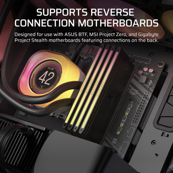 CORSAIR ICUE LINK LX360-R RGB. 360MM RGB FAN. TRIPLE FAN 