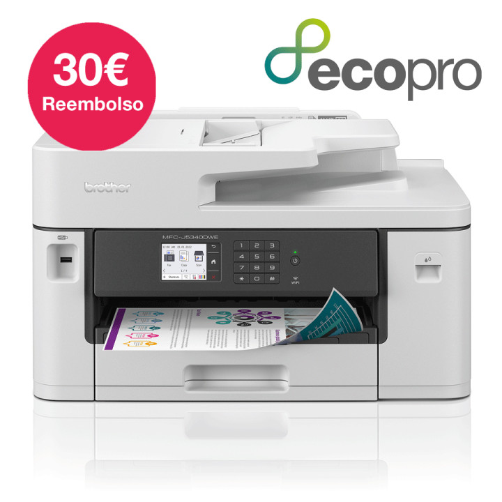 BROTHER MFC-J5340DWE IMPRIMANTE MULTIFONCTION JET D'ENCRE A3 4800 X 1200 DPI WIFI 