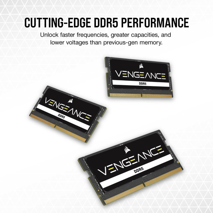 CORSAIR VENGEANCE CMSX32GX5M1A5600C48 MODULE DE MEMOIRE 32 GO 1 X 32 GO DDR5 262-PIN SO-DIMM 