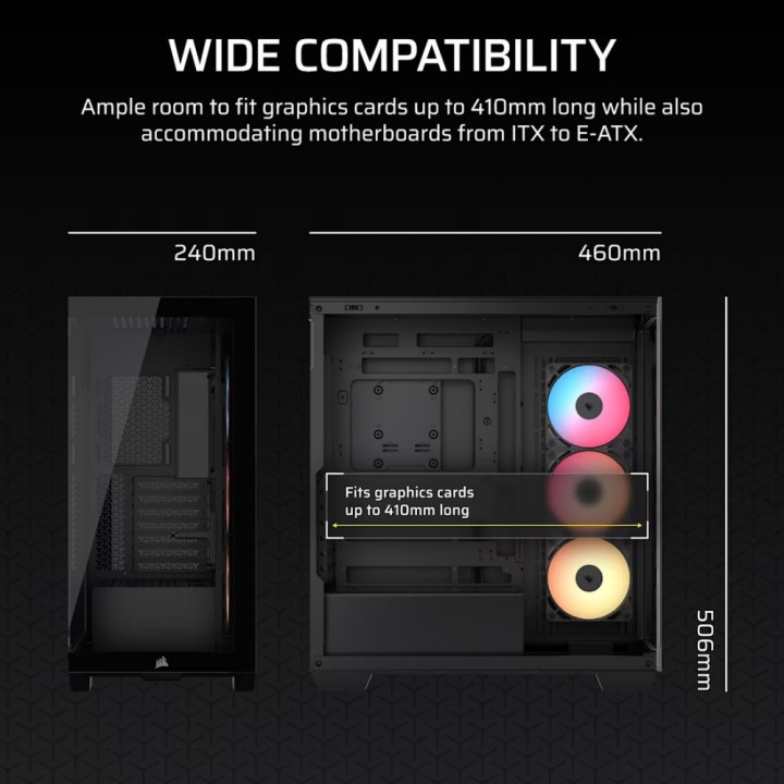 CORSAIR WARTHOG RS PERFORMANCE MID-TOWER CASE. MIL VERT 