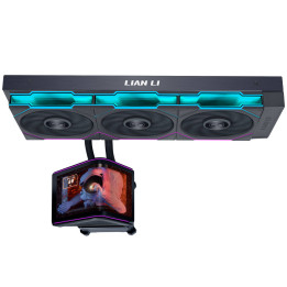 Lian-Li LIAN LI HYDROSHIFT II OLED CURVED 360 UNI FAN NOIR