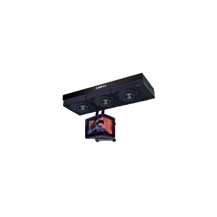 Lian-Li LIAN LI HYDROSHIFT II OLED CURVED 360 UNI FAN NOIR