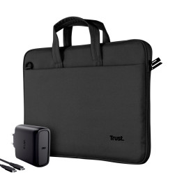 Trust SACOCHE BOLOGNA 16 + CHARGEUR 65W - NOIR