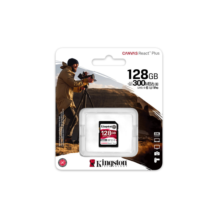 KINGSTON MICRO SDXC 128GO CLASS 10 - SDR2V6/128GB 