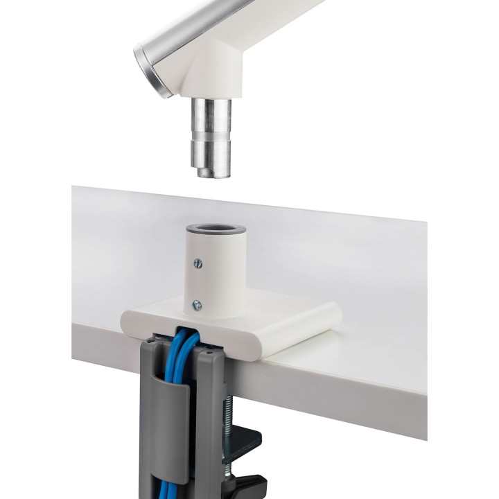 KIMEX INTERNATIONAL SUPPORT DE BUREAU FULL MOTION ECRAN 17- 32 BLANC 