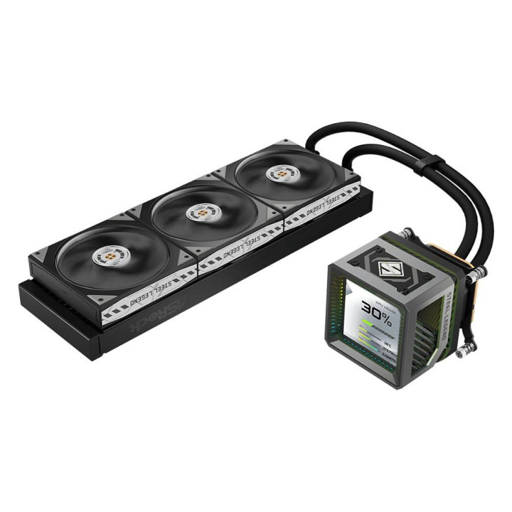 ASRock STEEL LEGEND DARK 360 LCD - 360MM - NOI