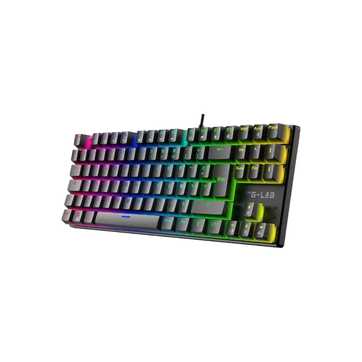 The G-LAB KEYZ MERCURY EX - TKL/MECANIQUE/FILAIRE/RGB/NOIR