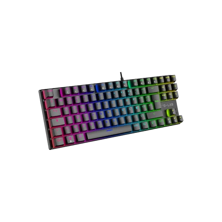 The G-LAB KEYZ MERCURY EX - TKL/MECANIQUE/FILAIRE/RGB/NOIR
