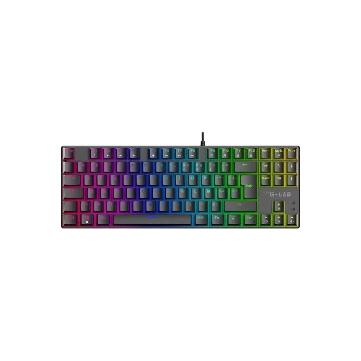 The G-LAB KEYZ MERCURY EX - TKL/MECANIQUE/FILAIRE/RGB/NOIR