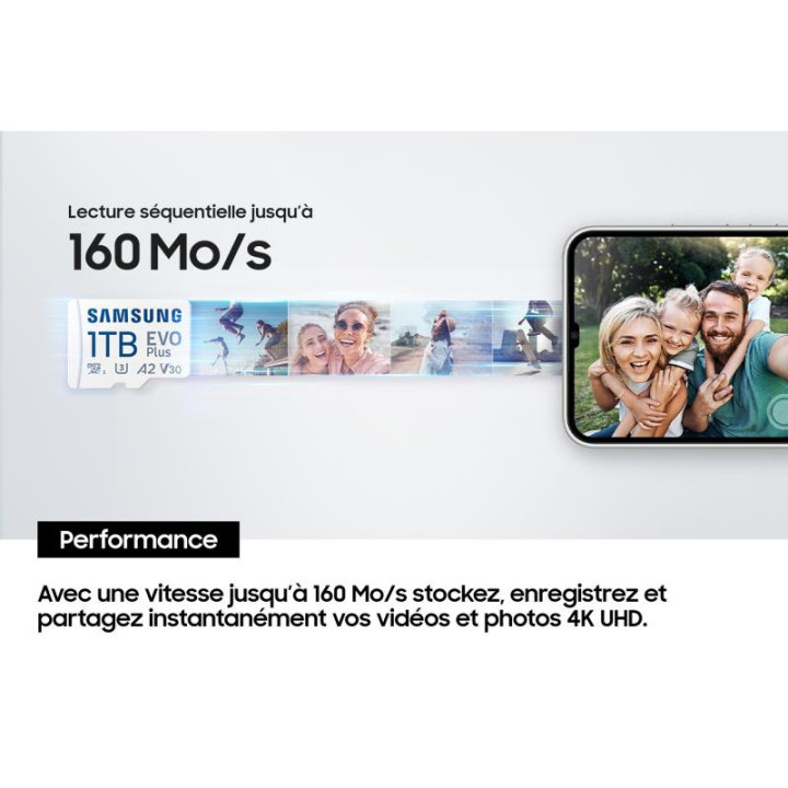 SAMSUNG EVO PLUS - MICRO SD 1TO V30 